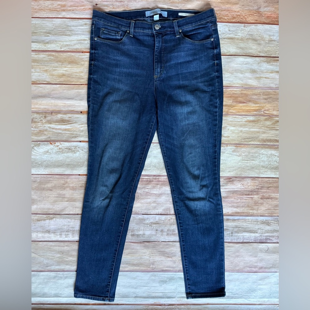 🌺$5 VINTAGE AMERICA High Rise Skinny Jeans Sz 12/31